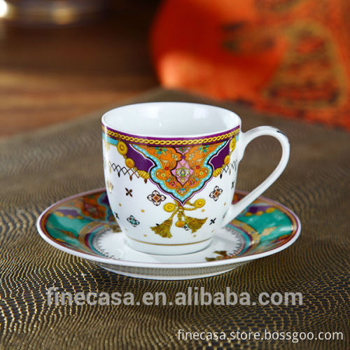 110CC Luxury Fine Hyper White Porcelain Ceramic Coffee Cup Small